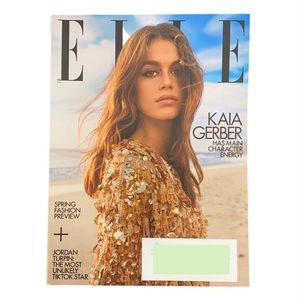 ELLE Magazine February 2023 Kaia Gerber Jordan Turpin Spring Fashion Preview